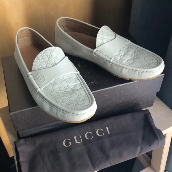 gucci loafers cream